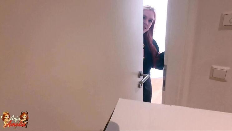 Anja Amelia Special Delivery Anal Fuck with Oil and Big Cock