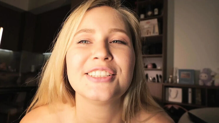 Stella Cardo Hot Blonde Russian Solo Fingered Fucked Masturbation Night