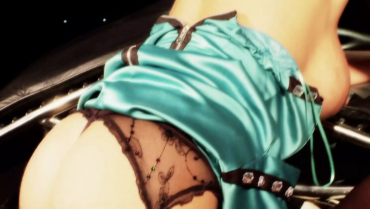 Busty Blonde and Brunette Lesbians Fuck with Dildo While Smoking