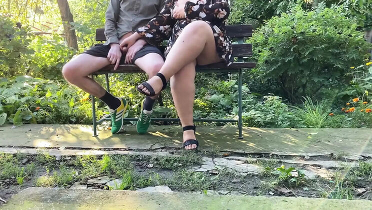 OurFetishLife Dream: Public Handjob and Cum on My Mother-in-law's Big Natural Tits