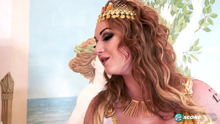 Royal Threesome with Big Boobs Queen Harmony Reigns Fucked Hard