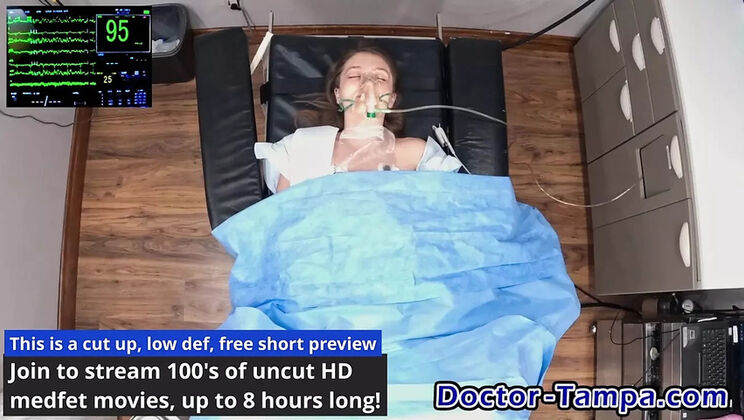 Mira Monroe Relaxing Gyno Exam POV - Petite Teen Fingered & Hitachi Orgasm