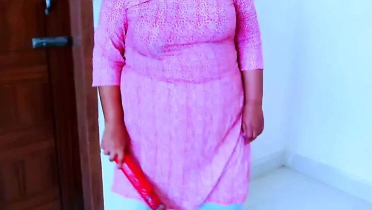 Stepmom Aria Mia Sweeps Stepson's Room and Gets Rough Anal Fuck Without Permission