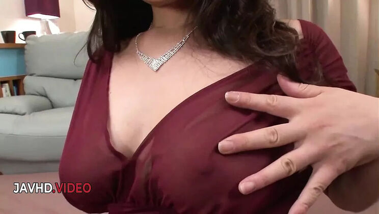 Rei Kitajima Wild JAV MILF Takes Two Guys Deep Throat Swallow