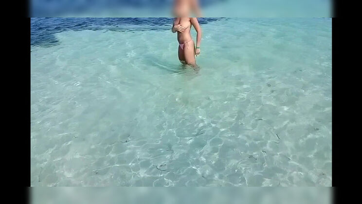 Young Polish Girl Naked On Public Beach - Big Tits Pussy Flashing Vacation Voyeur