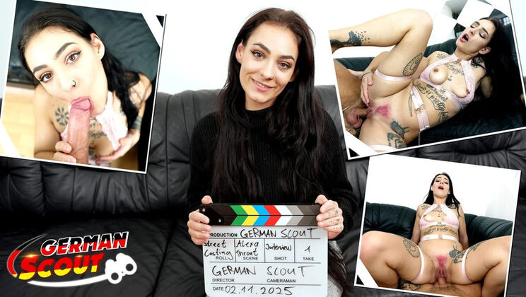 German Scout Fucks Alexa Throat - Pink Bush Saggy Tits Teen Casting Hardcore