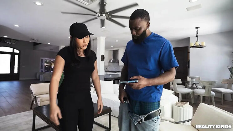 Special Delivery Big Tits Blowjob with Emerald Loves and Ace Bigs