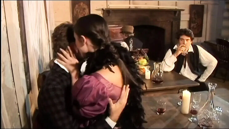 Black and White Anal Fuck in Castle with BBC and Big Tits