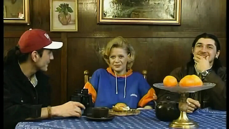 Blonde Stepmom Fucks Boyfriend After Dinner - Big Natural Tits & Doggy Style