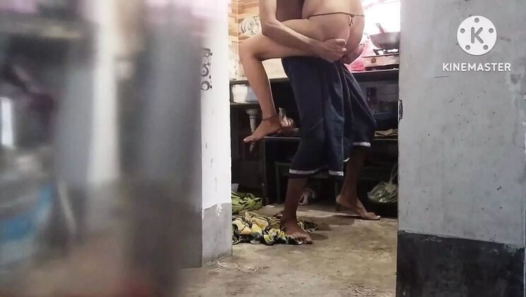 Desi Bhabi Kitchen Sex - Brother in Law Anal Fuck and Cum in Mouth - Big Ass Indian Babe