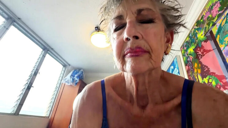 Blue Nightdress Amateur MILF Doggy Style Homemade Sex with Big Boobs