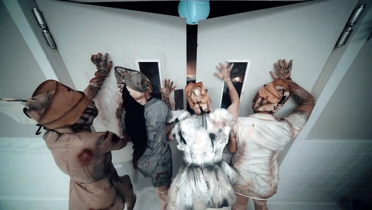 Emma Rosie Silent Hill Nurse Gangbang - Blonde Teen Cosplay Rough Fucked Hardcore by Monsters