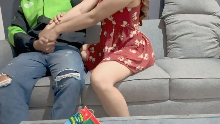 Indonesian Hijab Babe Clarelia Pranked by Stepbrother Jamsen in Hotel - Brutal Doggy Style & Blowbang