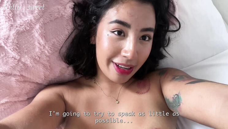 Kitty Sweet Creamy Squirting Orgasm - Big Tits Latina Solo Masturbation 4k