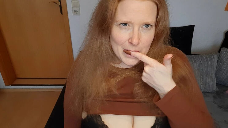 Curly Dreams German MILF Big Natural Tits - Squirt In My Face Close Up 4K