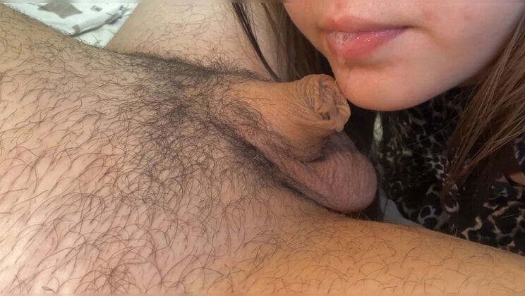 Nviz Shocked by Tiny 2cm Penis - Close Up Blowjob & Cumshot in Mouth