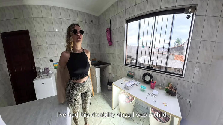 Gabi Sweet Anal Exam - Blind Girl Orgasms at Gynecologist POV