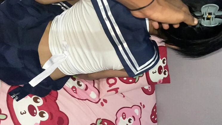 Indonesian Hijab Teen with Big Tits Fucked Hard in Uniform - Amateur Homemade HD