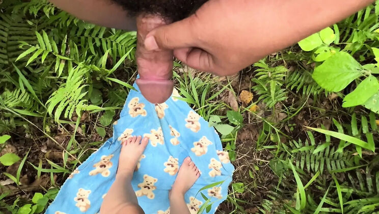 Strict Parents Make Us Fuck Outside - StaccyPh Blowjob & Bukkake POV