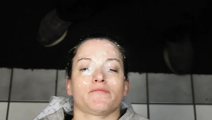 Dirty Dees Homemade Facial - Huge Cumshot Blasted on Brunette Amateur