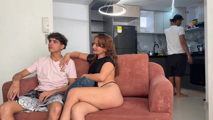 KatyJay Cheating Wife Secret Anal Fuck with Step Son - Big Tits Latina Teen Squirting in Kitchen