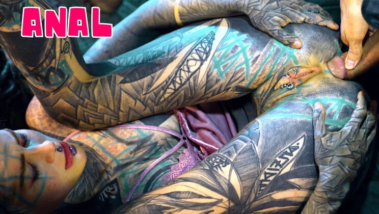 Security Breach! Tattooed Teen Goth Girl Caught & Fucked Hard By BWC - Anal, Blowjob, Cumshot