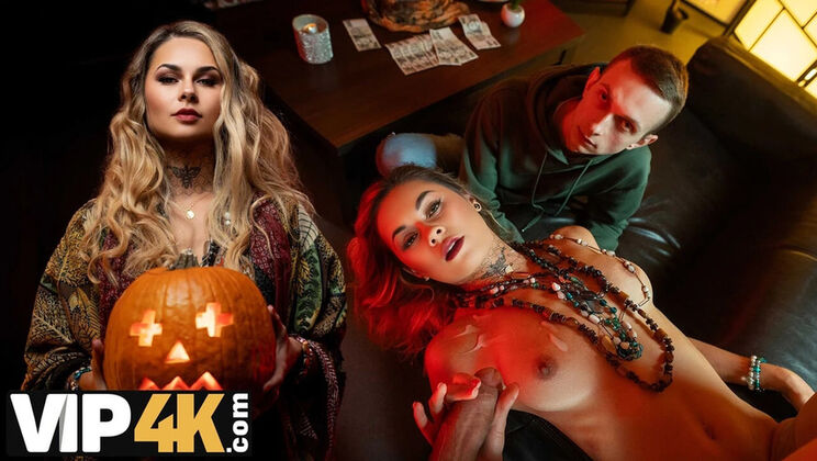 Fortune Teller Tattooed Czech Beauty Vanessa Leone Cheats with Big Dick POV Fuck in HD