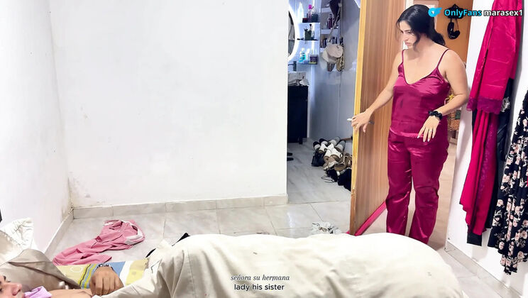 Stepsister Quick Blowjob Before Mom Catches Us - MaRaSexx Latina Amateur