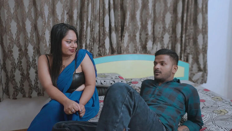 Desi Indian Girl Aksha Hardcore Sex with Boyfriend in Saree - Clear Hindi Audio