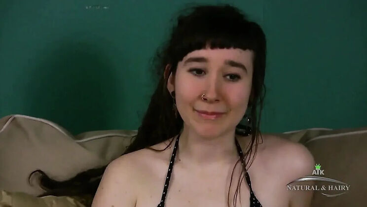 Hairy Teen Casting Interview - Tiny Tits in Bikini HD