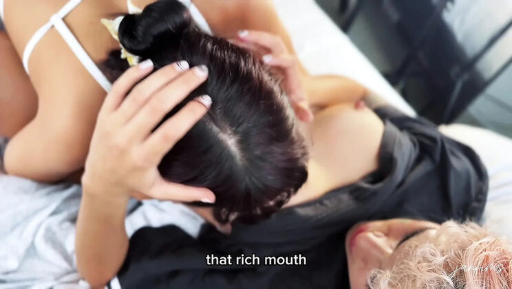 Real Orgasm Scissoring With My Hot Latina Roommate - Lesbian Sex & Squirting