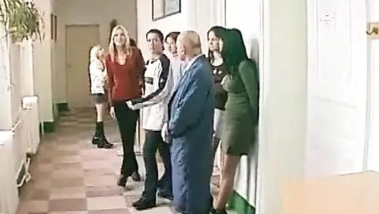 Blonde Teen Student Rough Fucked Hard by Teacher - Double Penetration & Cum in Mouth