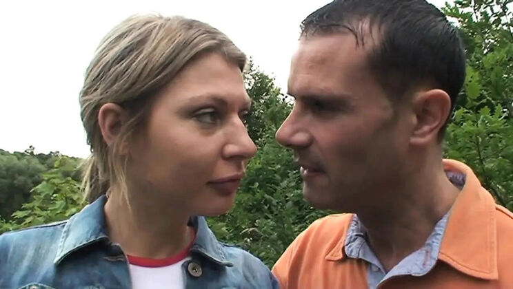 Busty Teen Kristi Lust Takes Huge Hard Cock Outdoor Anal