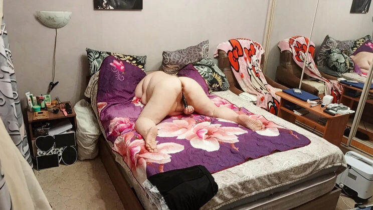 Neighbor Zona901 Shows Everything - Hairy Pussy, Big Tits & Ass Masturbation