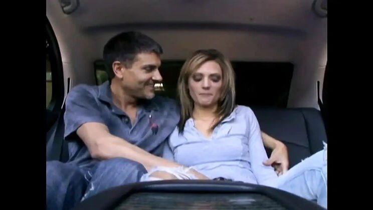 Hard Car Fuck with Blonde Cheyenne Cooper and Michael Stefano - Blowjob & Facial in Backseat