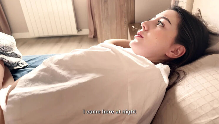 Stepbrother Can't Resist Fucking Stepsister's Big Ass - Hard Dick Morning Sex