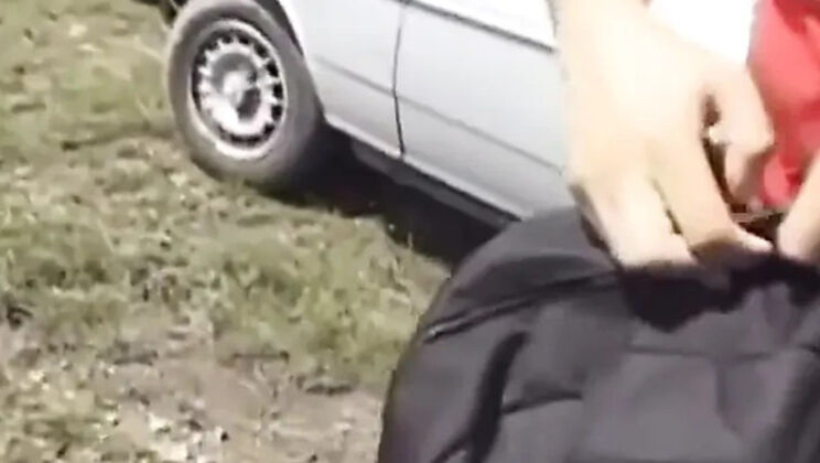 Outside Bisexual Threesome Anal Fuck with Hot Babes