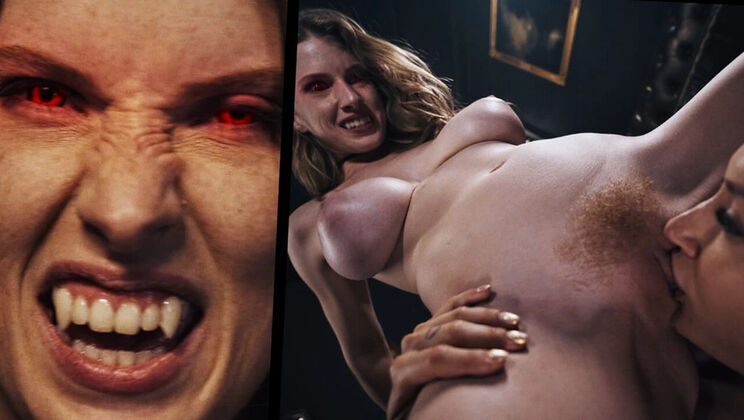 Lesbian Vampire Domination: Octavia Red Hypnotizes & Facesits Tiffany Tatum - Pussy Eating & Scissoring