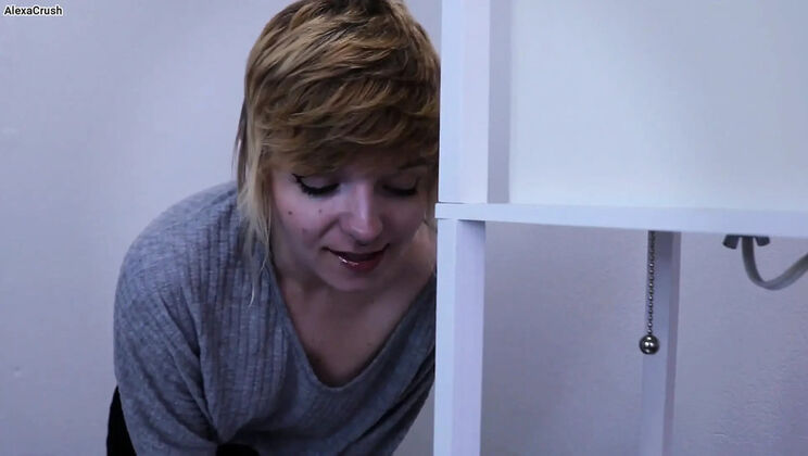 Amateur Teen AlexaCrush Caught Shoplifting - Security Guard Strip Search & Punish ENF