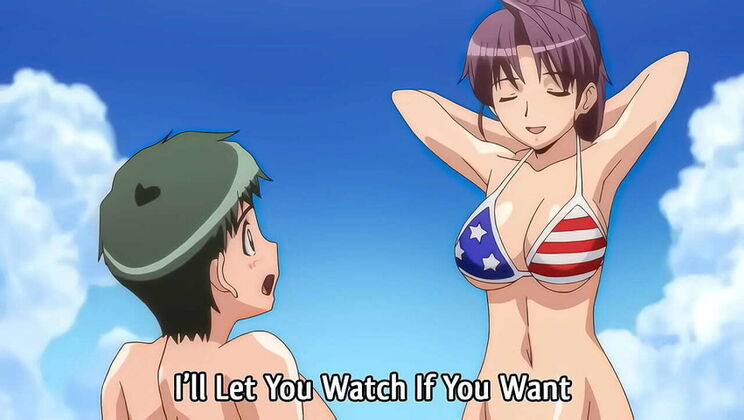 Busty Stepsister Beach Orgy - Uncensored Hentai with Big Tits & Public Sex!