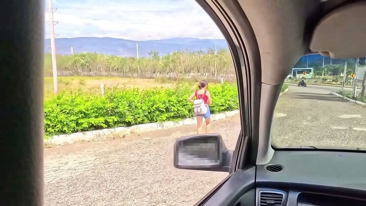 Skinny Teen 18 Gets Lost and Fucks Stranger for Cash - Hardcore Doggystyle & Cowgirl Sex