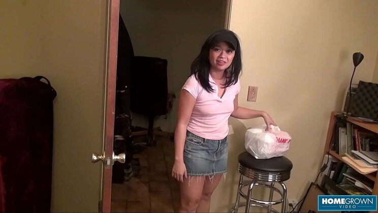 Lucky Starr Asian Babe Blows Big Cock For Cash - Homemade Wild Sex