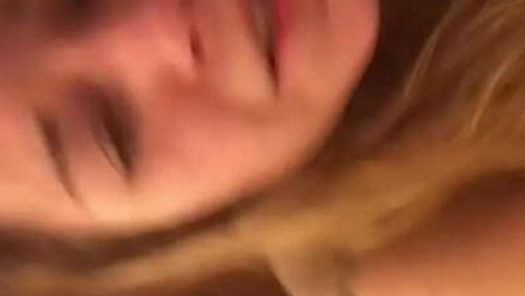 Blonde Suburban Slut Shakes with Intense Orgasm - Rough Anal & Creampie