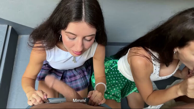 Katty West & Kate Rich: Anal Sluts Take Ass to Mouth in Public Cafe Foursome