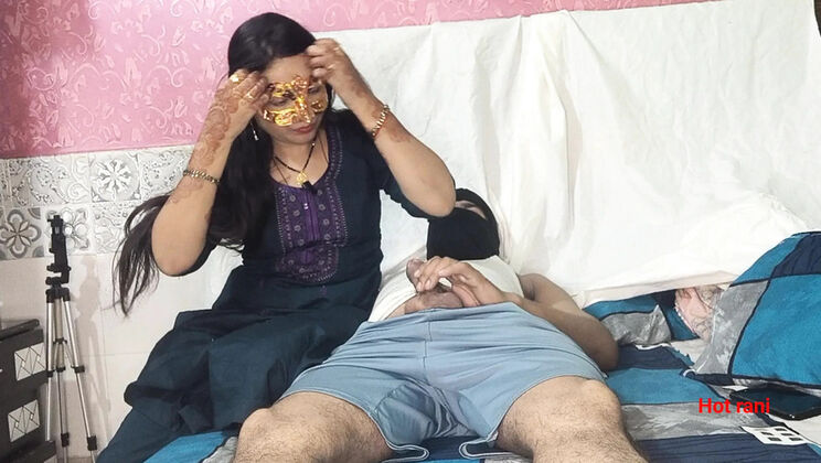 Desi Bhabhi Hardcore Fuck With Devar - First Time Anal & Blowjob in Sexy Suit