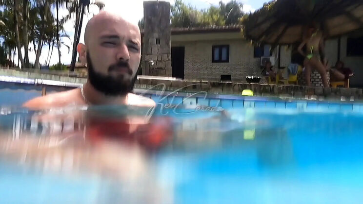 Hot Brazilian Sluts Pool Party Blowjob and Rough Sex with Amateur MILF Wife Swap