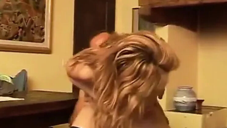 Hairy MILF Landlady Dreams of Giant Cock in Garden