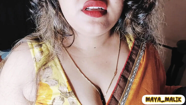 Hot Desi Stepmom Seduces Boyfriend - Big Natural Tits Chubby BBW Fuck