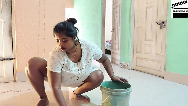 Desi Aunty Maid Fucked Hard After Long Time - Indian Homemade Anal & Blowjob