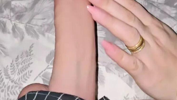 Step Mom Gives Handjob To Step Son's Hard Dick - Roxy Big Tits Amateur Homemade